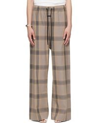 Fear Of God - Taupe Flannel Lounge Pants - Lyst