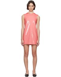 JW Anderson - ピンク Shift スパンコール ミニワンピース - Lyst