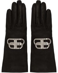 balenciaga velvet gloves