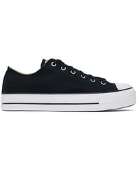 Converse - Black Chuck Taylor All Star Lift Sneakers - Lyst