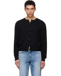 Tonywack - Super Fine Wool Crew-Neck Cardigan - Lyst