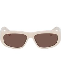 Jacquemus - Off-white 'les Lunettes Pilota' Sunglasses - Lyst