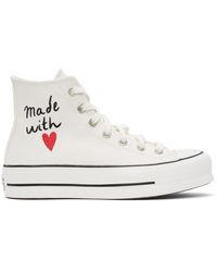 white converse heels