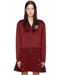 Wales Bonner - Burgundy Adidas Originals Edition Jersey Track Jacket - Lyst