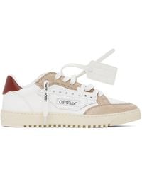 Off-White c/o Virgil Abloh - White & Red 5.0 Sneakers - Lyst