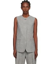 Lanvin - Button Vest - Lyst