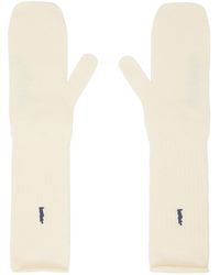 Doublet - Off- Intarsia Mittens - Lyst