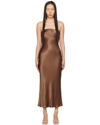 Bec & Bridge - Bec + bridge robe longue moon dance brune - Lyst