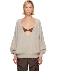 Baserange - Soar V Neck Sweater - Lyst