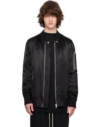 Rick Owens - Temple Classic Flight Bomber Jacket - Lyst