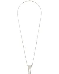 Rick Owens - Collier À Pendentif Trunk À Cristaux - Lyst