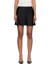 DUNST - Satin Mini Skort - Lyst