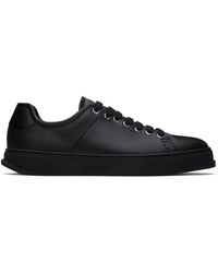 Ferragamo - Black Low Cut Sneakers - Lyst