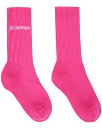 Jacquemus - Pink Les Classiques 'les Chaussettes ' Socks - Lyst