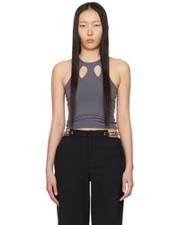 Dion Lee - Gray Mobius Loop Tank Top - Lyst
