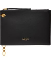 Balmain - Pulse Zipped Pouch - Lyst