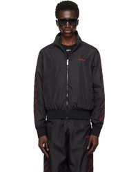 Off-White c/o Virgil Abloh - ブラック Outl Diag ナイロン ジャケット - Lyst