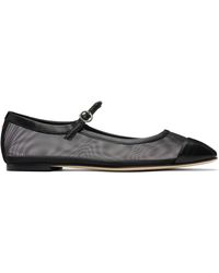 Aeyde - Uma Mesh Toe-Cap Ballerina Flats - Lyst