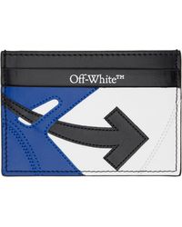 Off-White c/o Virgil Abloh - Porte-Carte Out Of Office Sneaker Noir Et Bleu - Lyst