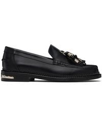 Toga Virilis - Hard Leather Loafers - Lyst