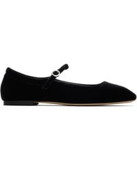 Aeyde - Uma Velvet Mary-Jane Flats - Lyst