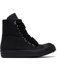 Rick Owens - ブラック Hollywood Jumbo Lace Puffer スニーカー - Lyst