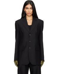 Wardrobe NYC - Light Longline Blazer - Lyst