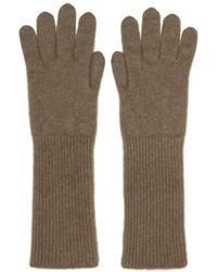 AURALEE - Knit Baby Cashmere Long Gloves - Lyst