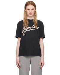 Amiri - T-shirt noir à logo modifié - Lyst