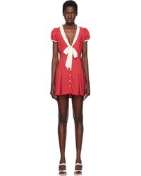 Frankie's Bikinis - Manhattan Button Up Minidress - Lyst