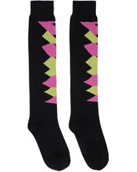 Comme des Garçons - Black Graphic Socks - Lyst
