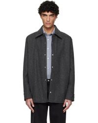 A.P.C. - Snap Closure Jacket - Lyst