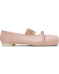 MM6 by Maison Margiela - Square Toe Ballerina Flats - Lyst