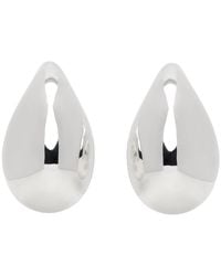 Bottega Veneta - Large Drop Sterling-silver Earrings - Lyst