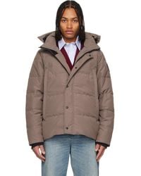 Canada Goose - Taupe Label' Wyndham Down Jacket - Lyst