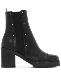 Valentino Black Valentino Garavani Rockstud Rogue Boots