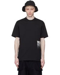 Y-3 - T-shirt graphique noir - Lyst