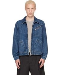 KENZO - Paris Signature' Utility Denim Jacket - Lyst