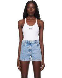Moschino Jeans - Patch Tank Top - Lyst