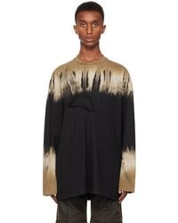 Feng Chen Wang - Tie-Dye Paneled Cotton T-Shirt - Lyst