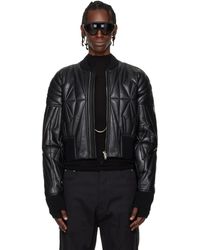 Rick Owens - Moncler + Geocamo Cropped Flight Jacket - Lyst