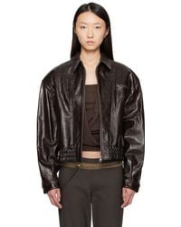Paloma Wool Lora Leather Jacket in Black | Lyst