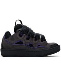 Lanvin - Ssense Exclusive Curb Sneakers - Lyst