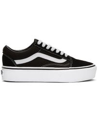 Vans Old Skool Platform Skate/bmx Shoes - Black