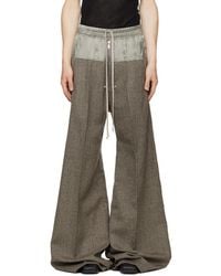 Rick Owens - Taupe Tower Wide Bela Trousers - Lyst