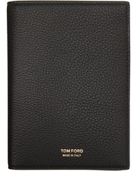 Tom Ford - Soft Grain Leather T Line Passport Holder - Lyst