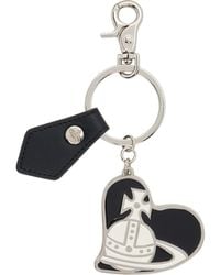 Vivienne Westwood - Orb Heart Keychain - Lyst