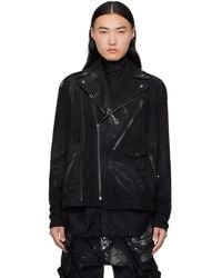 Julius - Ana-Moto Jd Biker Denim Jacket - Lyst