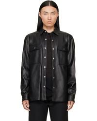 Rick Owens - Tower Leather Overshirt - Lyst