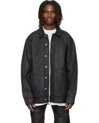 Rick Owens - Temple Jumbo Worker Denim Jacket - Lyst